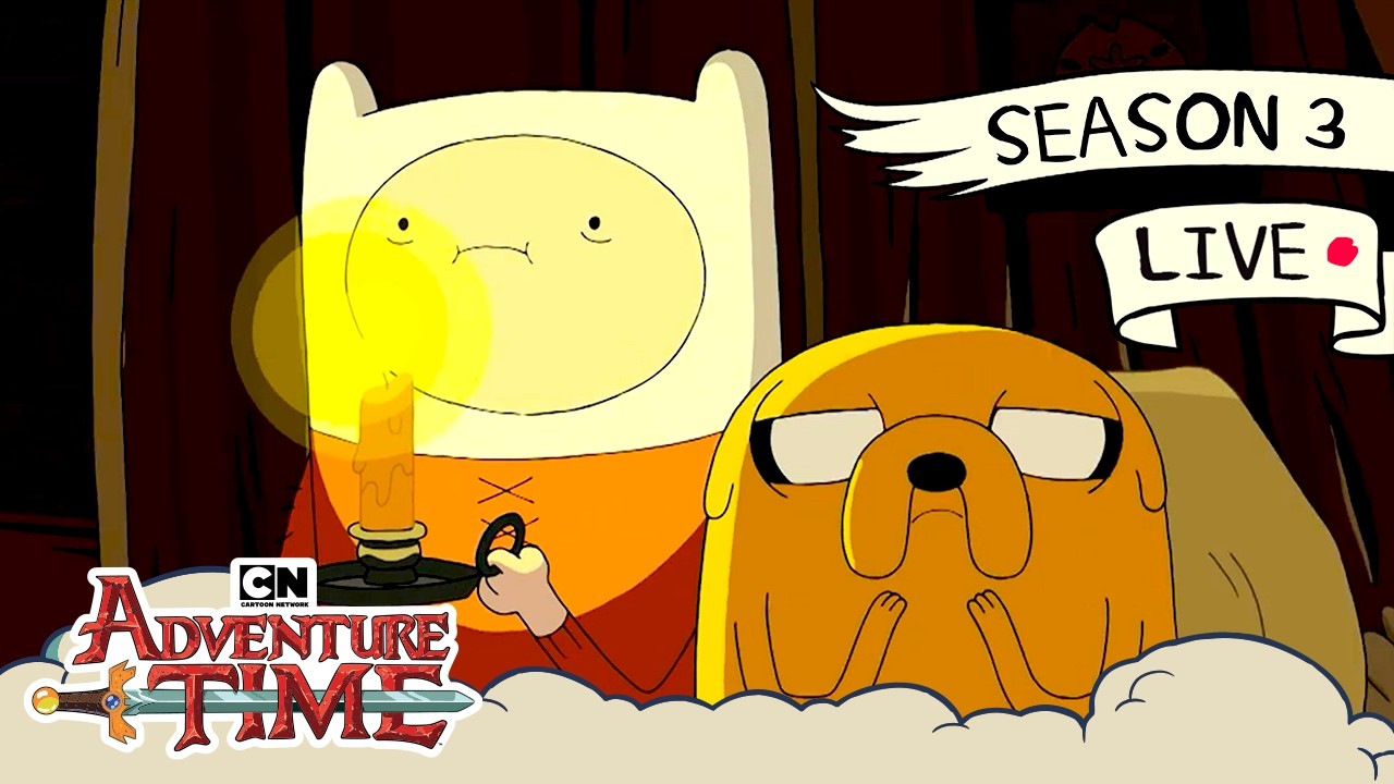 Adventures To Fall Asleep To 😴| Season 3 Stream | Adventure Time | Cartoon Network