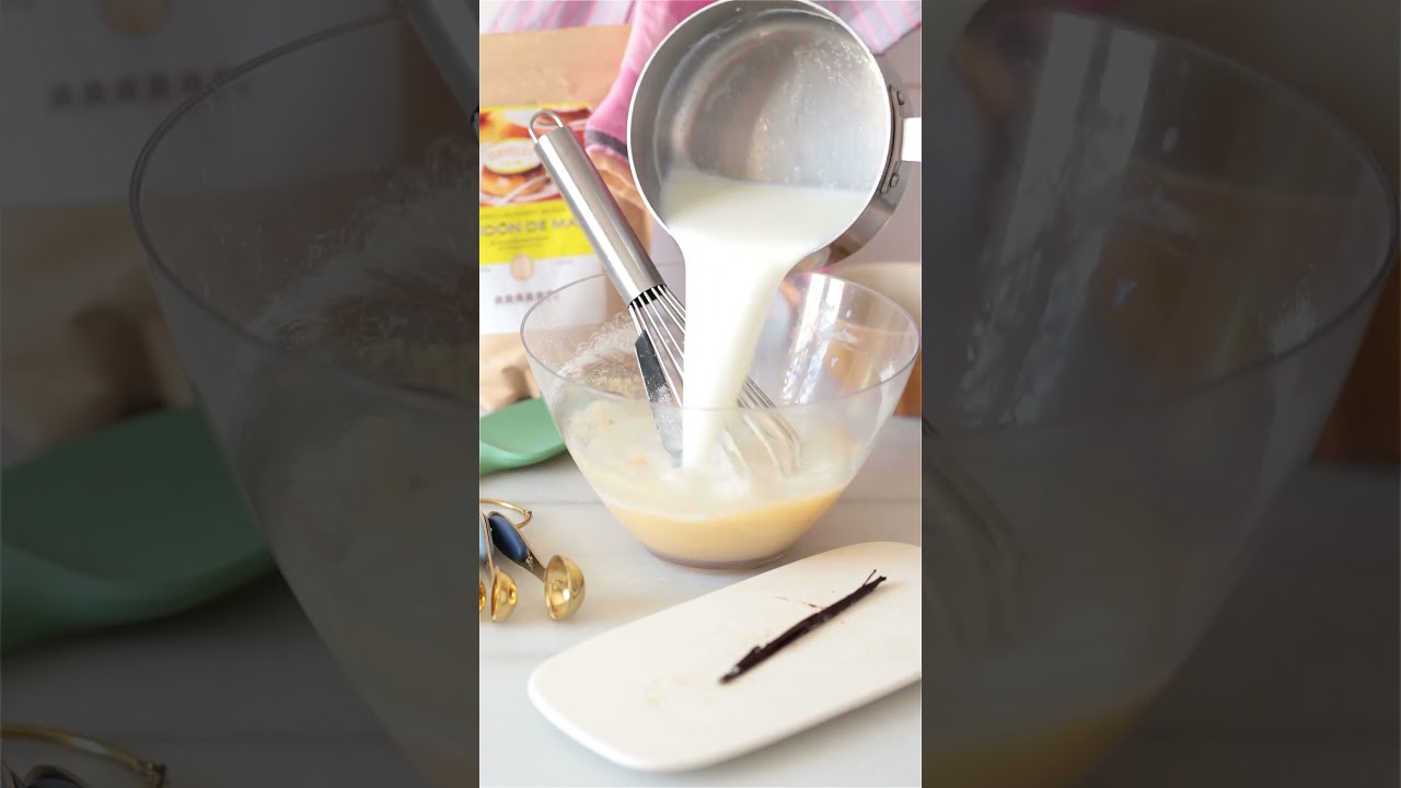 C&Oacute;MO HACER CREMA PASTELERA - Mar&iacute;a Lunarillos | tienda & blog #shorts #shortsvideo #receta