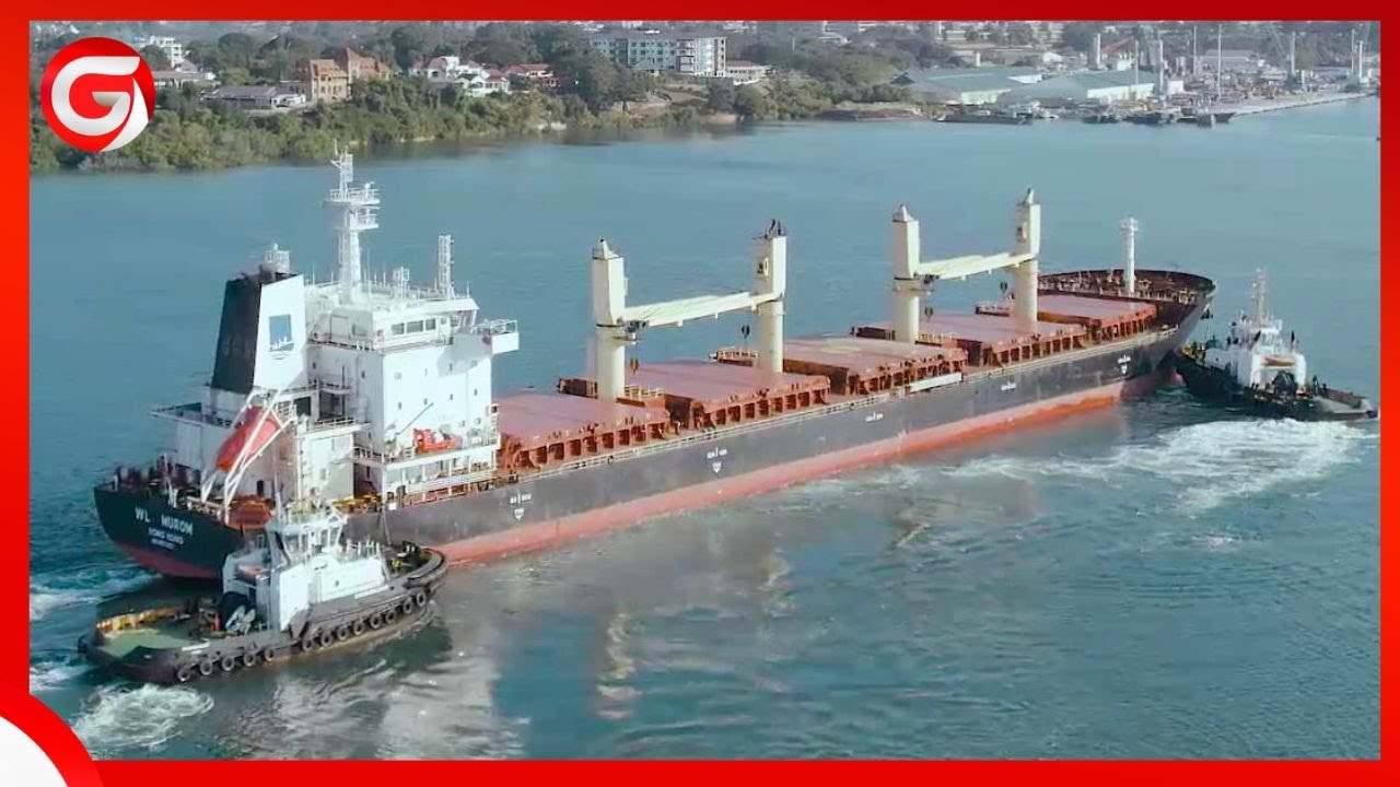 VIDEO: MELI KUBWA YATIA NANGA BANDARI ya TANGA IKITOKEA URUSI - INA TANI 6,000 za MZIGO...