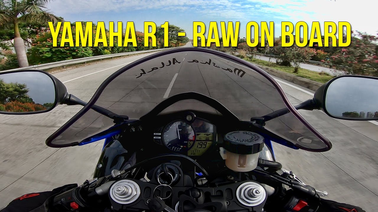 Yamaha R1 with TOCE - RAW on board
