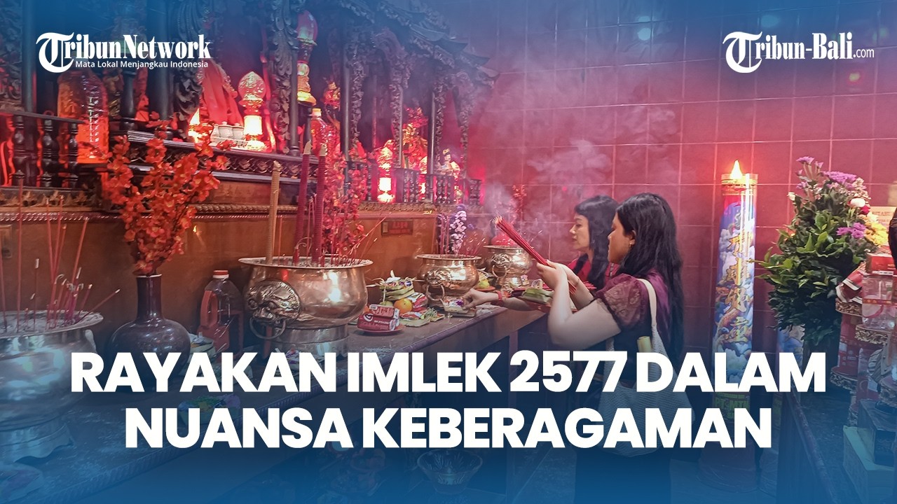 Ratusan Umat Padati Griya Kongco Dwipayana Denpasar Rayakan Imlek 2577 dalam Nuansa Keberagaman