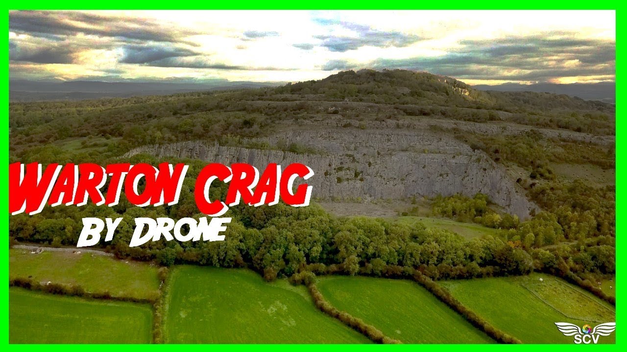 📷 A visit to Warton Crag. By drone. October 2018. What a place 📷