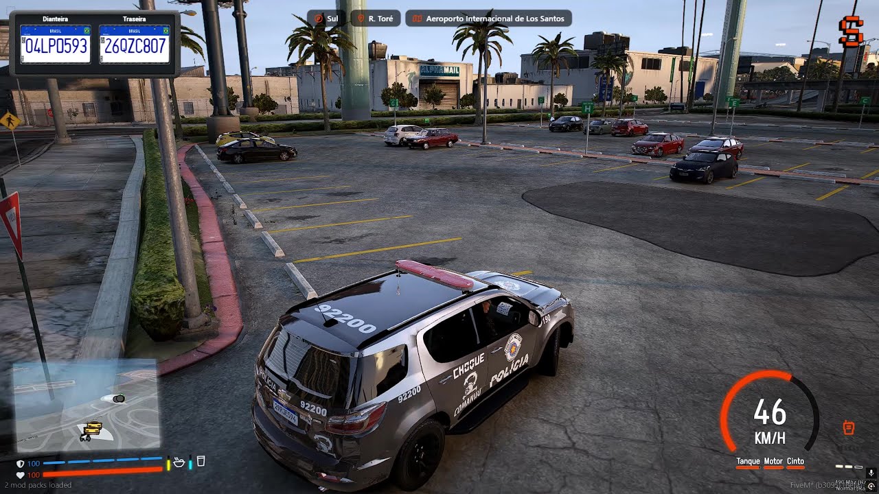 TENTOU SE ESCONDER NO MEIO DOS CARROS | GTA RP