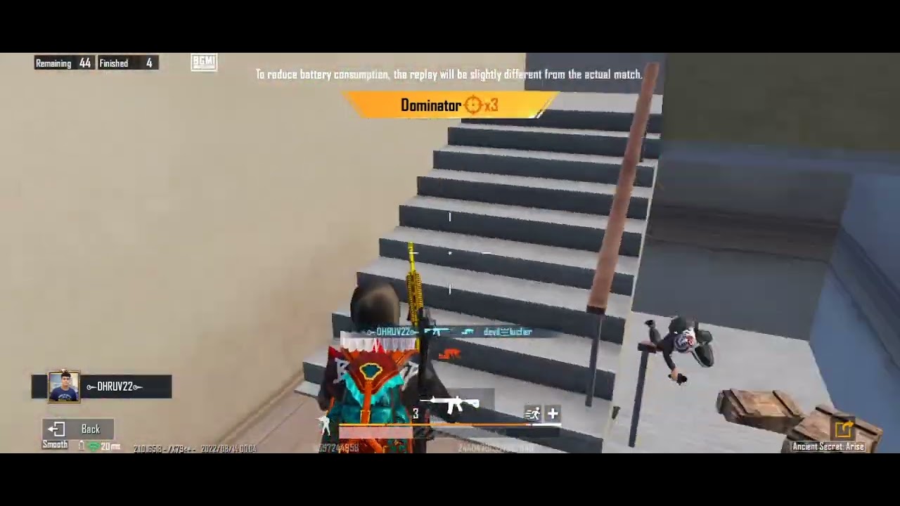 Fastest squad wipe #bgmi #clutch #m416 #mortal #regaltos #dinamo #carryminati