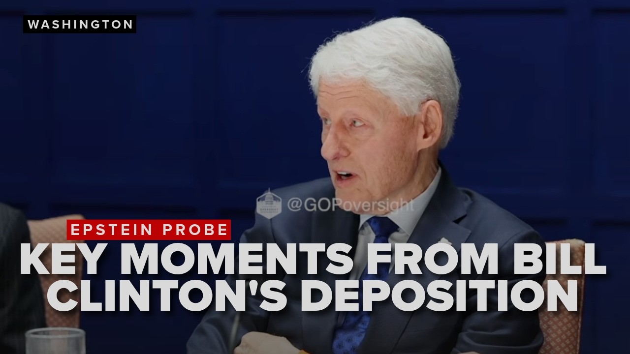 Top 10 moments from Bill Clinton's deposition on Epstein