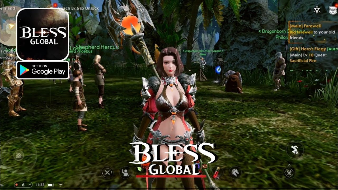 Bless Global - Official Launch MMO Gameplay - Android Gameplay