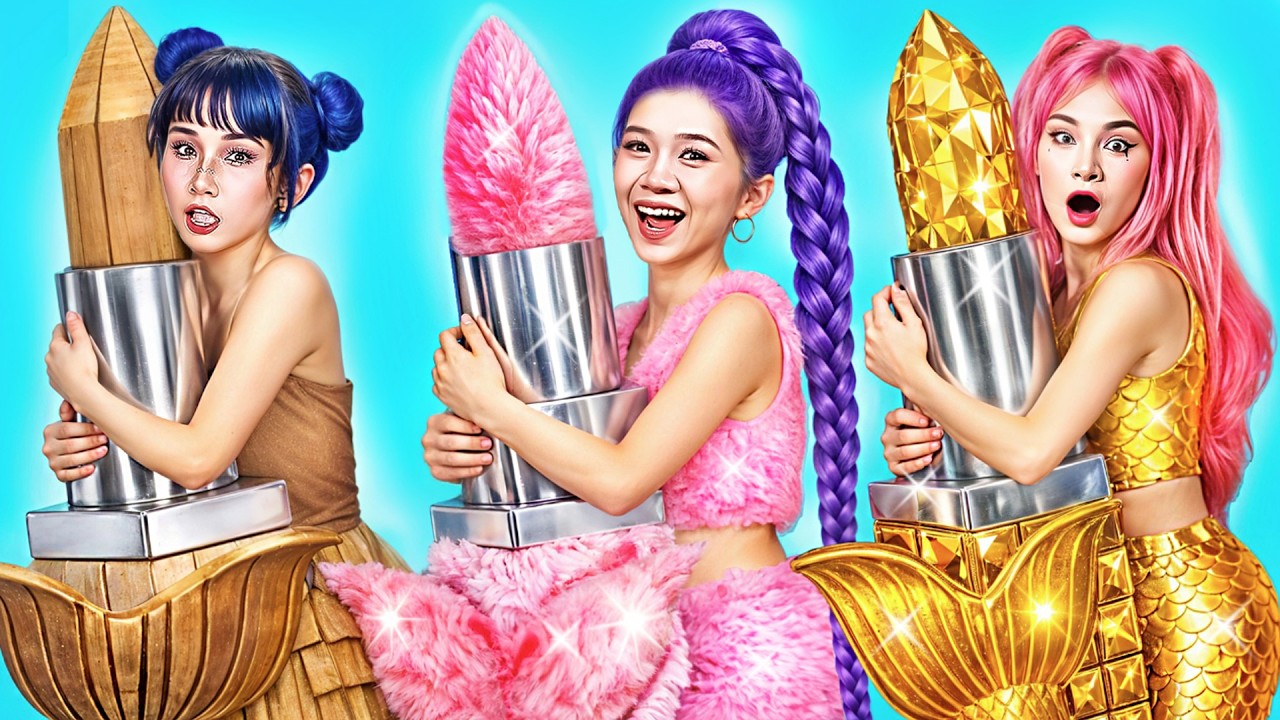 ¡De Cazadoras a Princesas Sirena! Rumi, Zoey y Mira de Huntrix – Epic Makeover