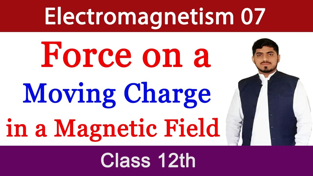 Force on a moving charge in a magnetic field | Electromagnetism | Chapter 14 | Physics
