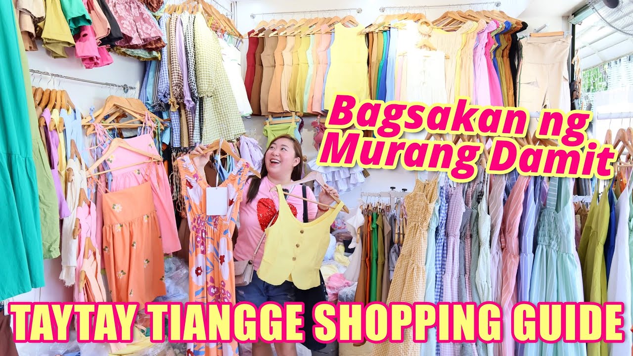 Bagsakan Ng Pinakamurang Damit Sa Taytay Tiangge! Shopping Guide & Price Update Tayo Habang Namimili