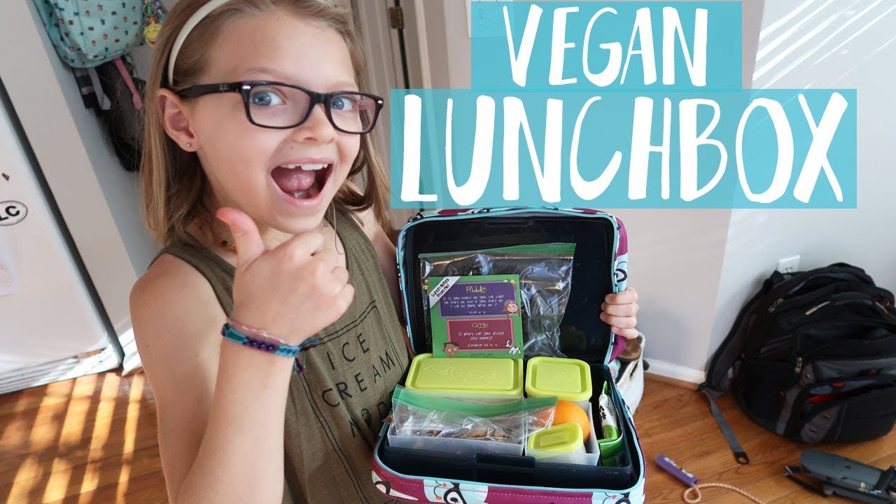 WHAT WE PACKED IN OUR KIDS VEGAN LUNCH BOX!