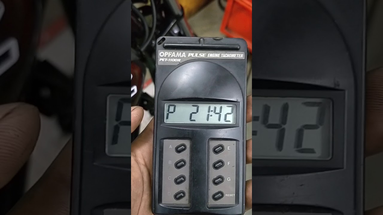 Enjine pulse Tachometer usage video