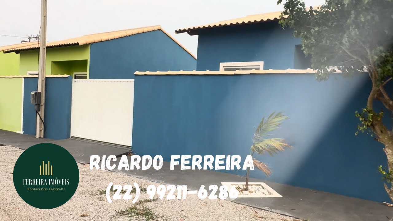 Casa à venda em Unamar, Buganville 1 – R$ 150 mil, pronta entrega, com portão e cisterna!