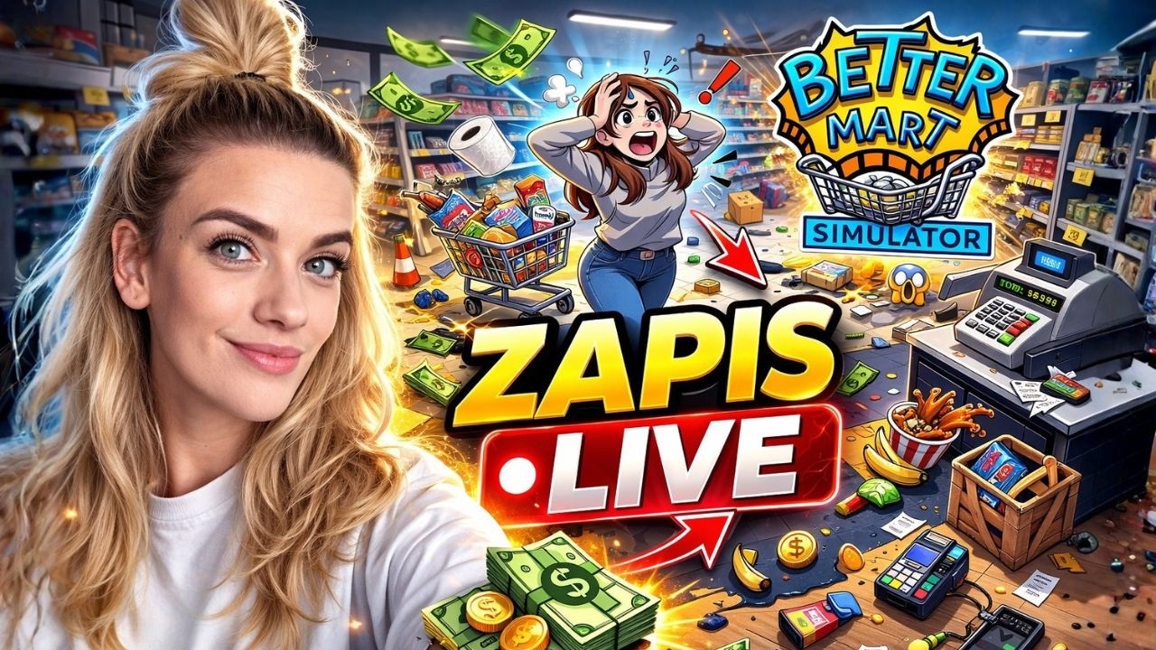 ZAPIS LIVE - 🍩BETTER MART - 🍩symulator SUPERMARKETU