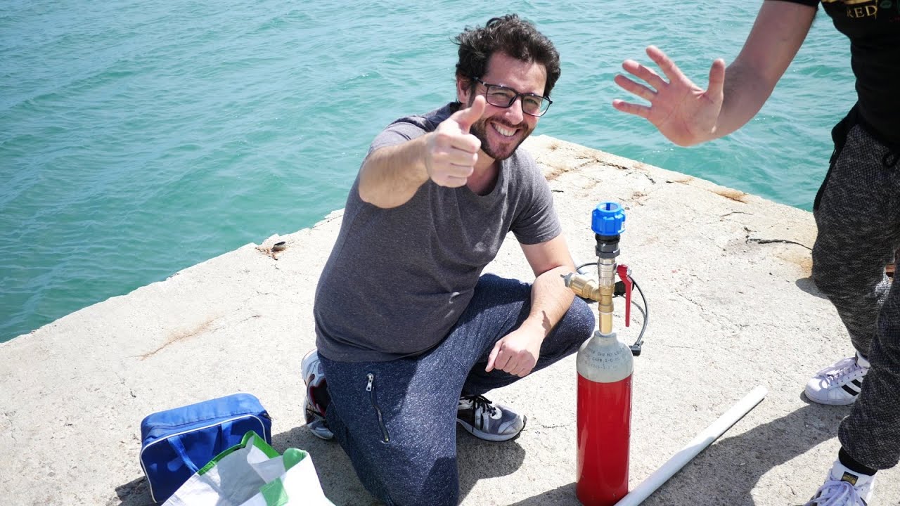 Come realizzare un Cannone Spara Esca con Estintore vuoto