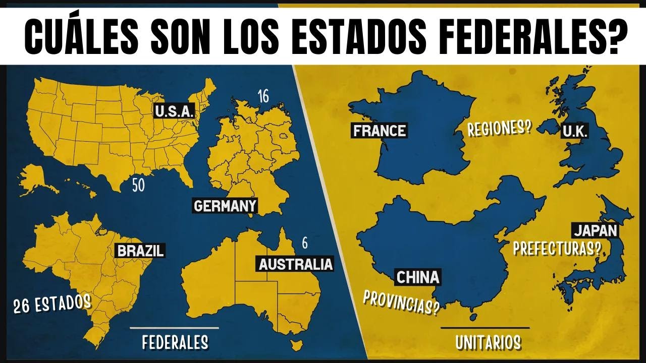 ¿Qué países son estados federales?