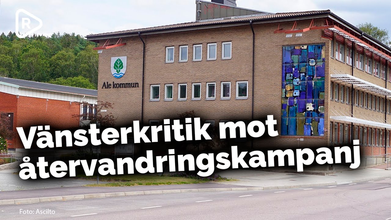 Återvändandekampanj möts av stark vänsterkritik i Ale kommun