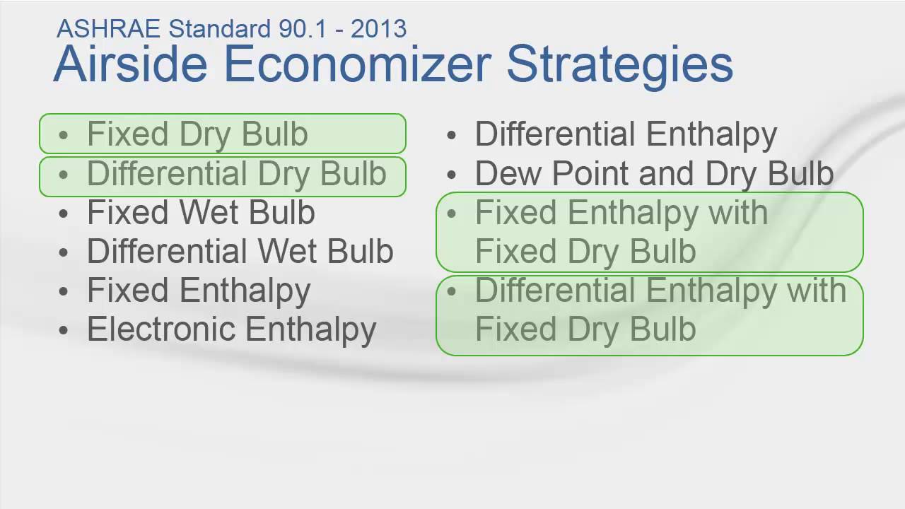 Trane C.D.S. eLearning: Modeling Airside Economizing Strategies in TRACE 700