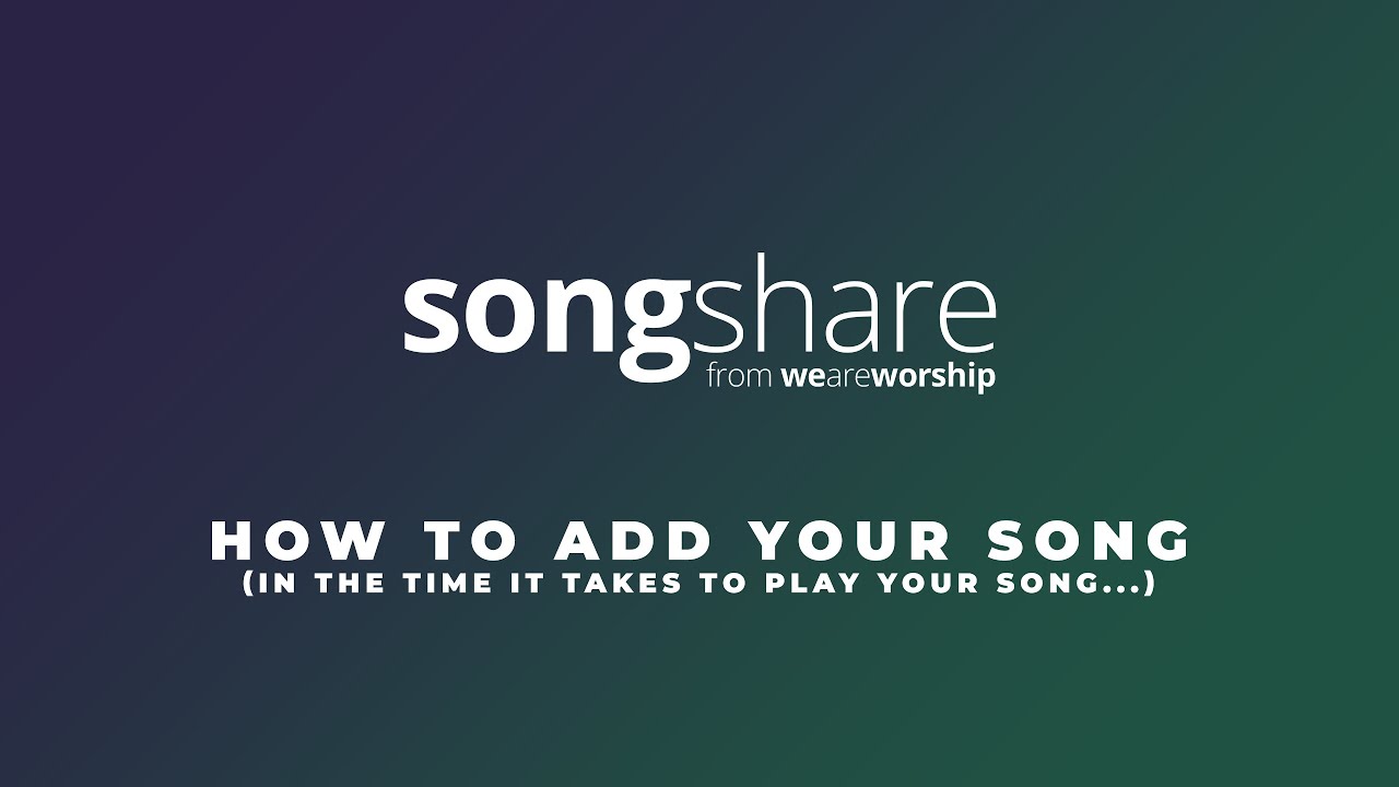 SongShare: How To Upload Your Song