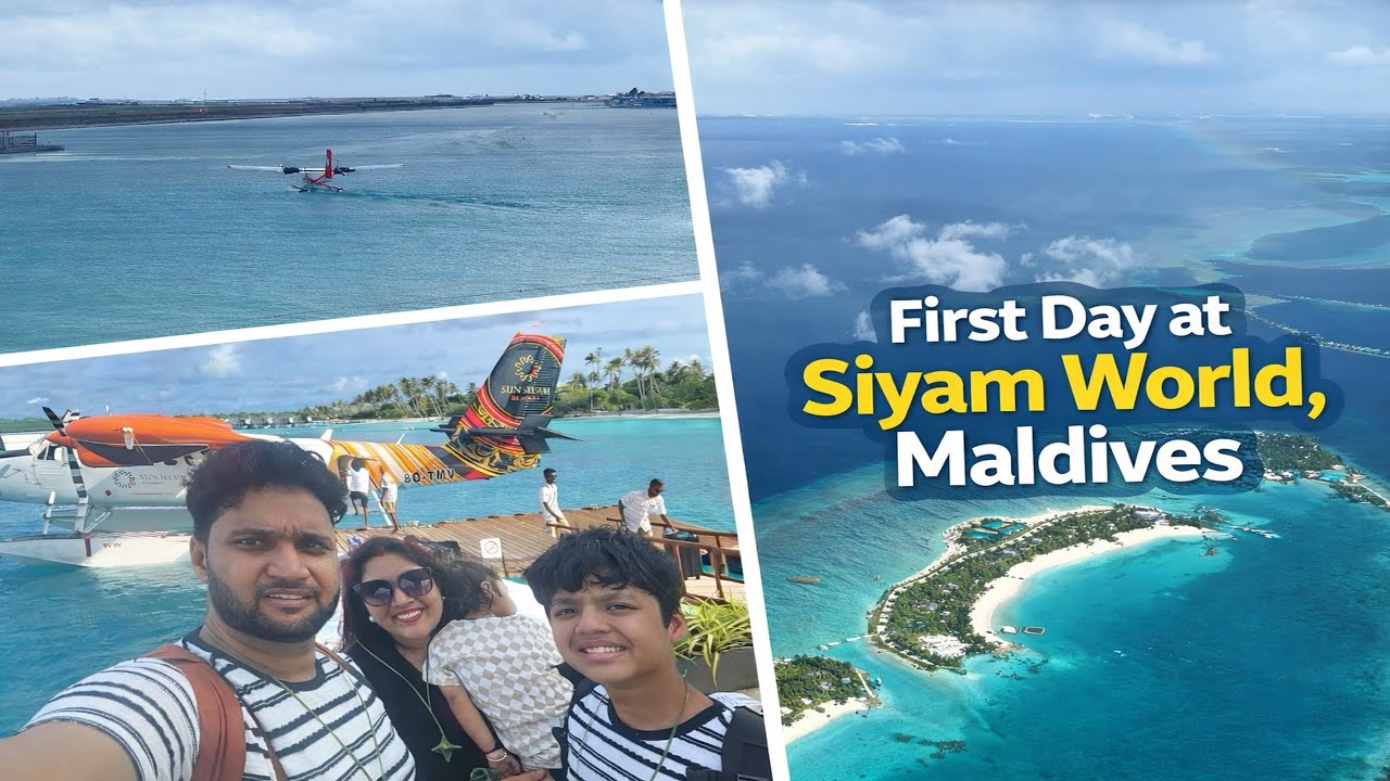 Hyderabad to Maldives | Day 1 at Siyam World Resort | First Impressions & Room Tour