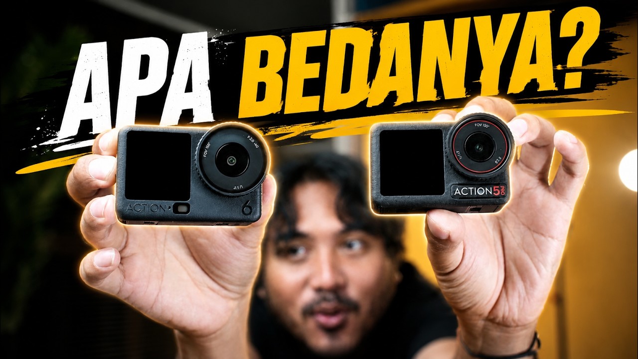 KOK KAYAK SAMA AJA? | DJI Action 5 Pro vs Action 6