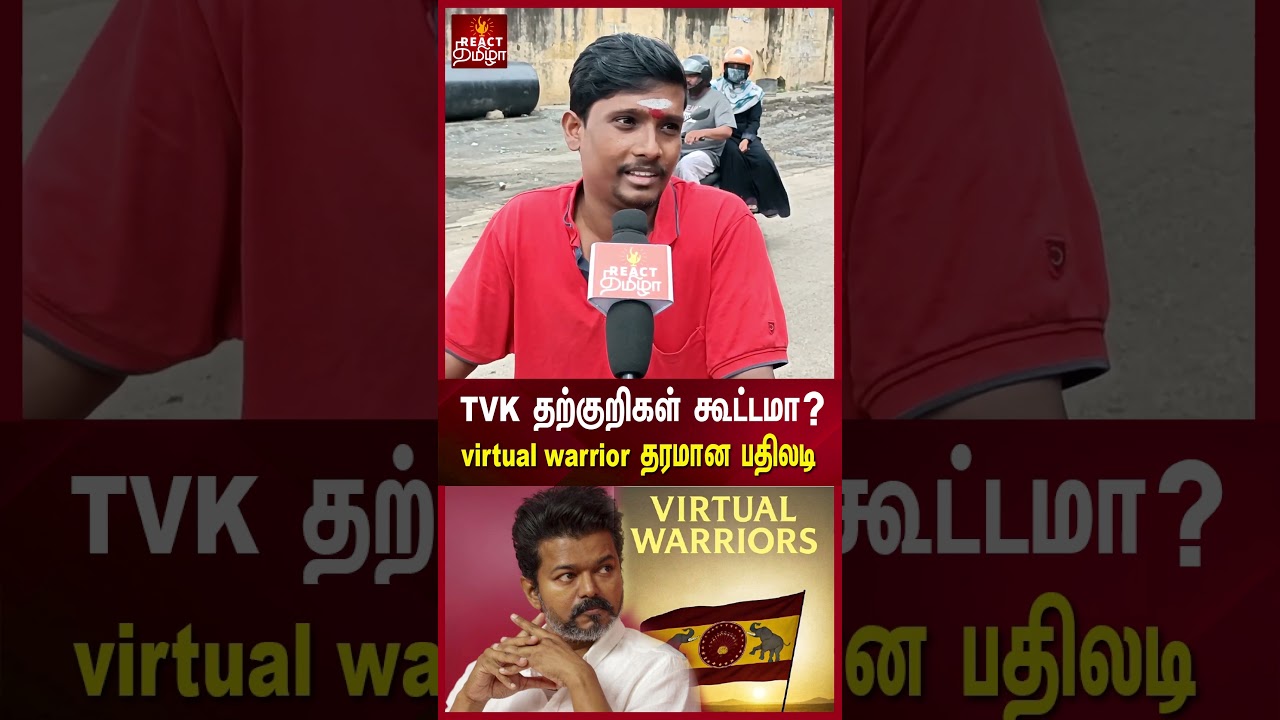 TVK தற்குறிகள் கூட்டமா? Virtual Warriors பதிலடி | #tvkvijay #shorts #karur #trending #seeman #viral