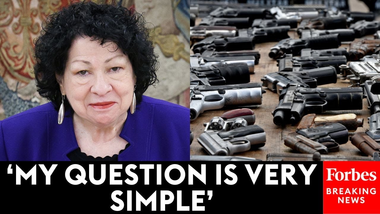 'I've Never Seen That Right': Sonia Sotomayor Lays Into Lawyer Over Second Amendment Rights