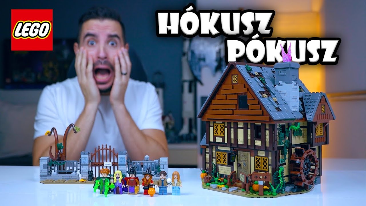 A Salemi Boszorkák! || LEGO 21341 Disney Hocus Pocus:  A Sanderson nővérek háza