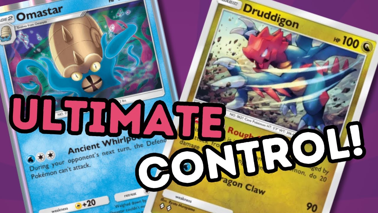 Lock Down Your Opponents With This Druddigon & Omastar Deck! Pok&eacute;mon Pocket