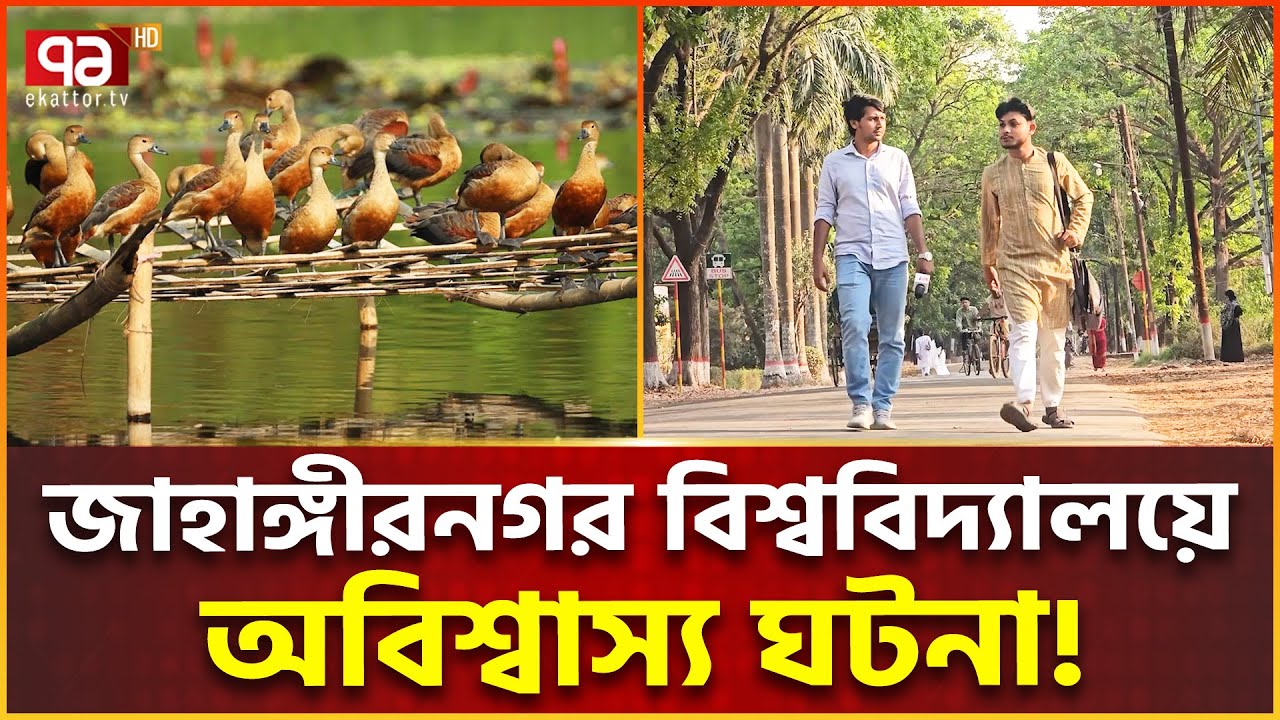 জাহাঙ্গীরনগরের ক্যাম্পাসে ঘটলো যা কখনো ঘটেনি আগে | Jahangirnagar University | Ekattor Special