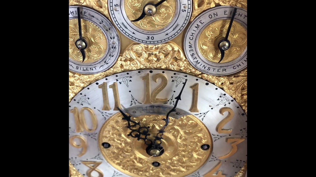 Antique German Bracket Clock Chimes