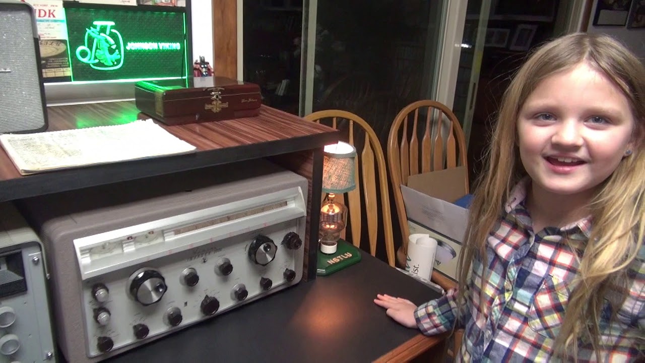 Operating positions Ham Radio Station N6TLU tour by Emi Shortwave Girl