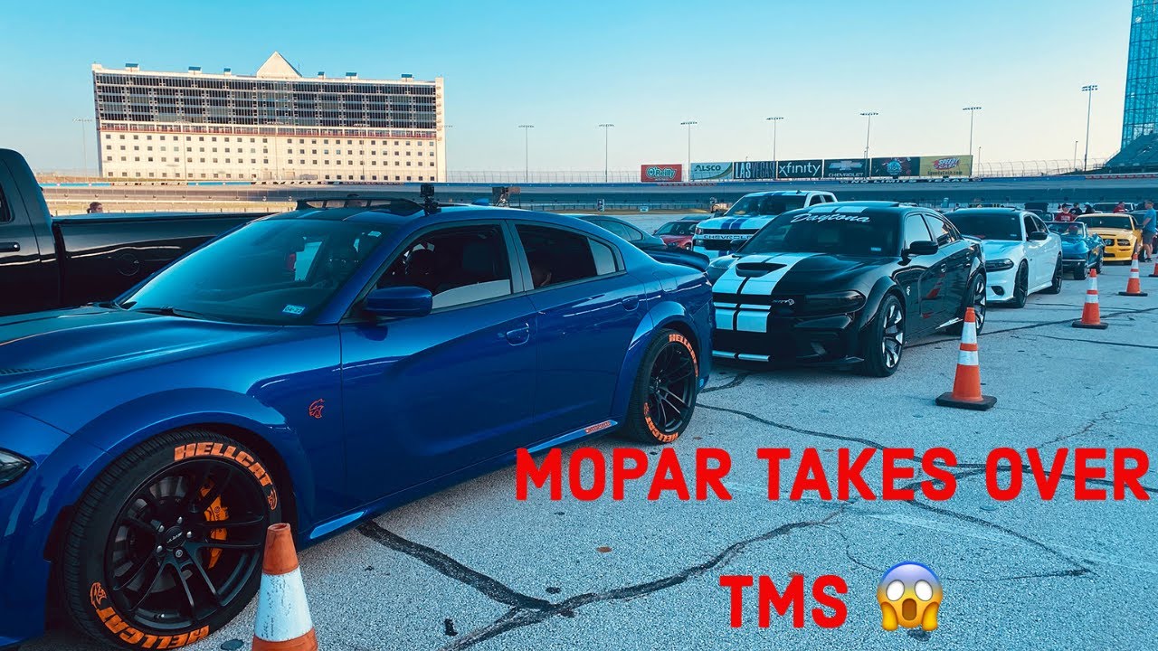 Laps For Charity at Texas Motor Speedway (Mopars Takeover) setting new track records