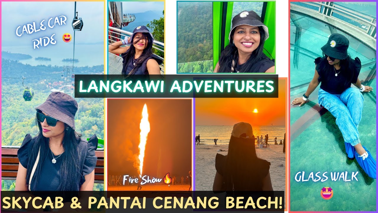 Cable Car in Malaysia | Pantai Cenang Beach | Langkawi tourist spots | Malaysia trip 2025