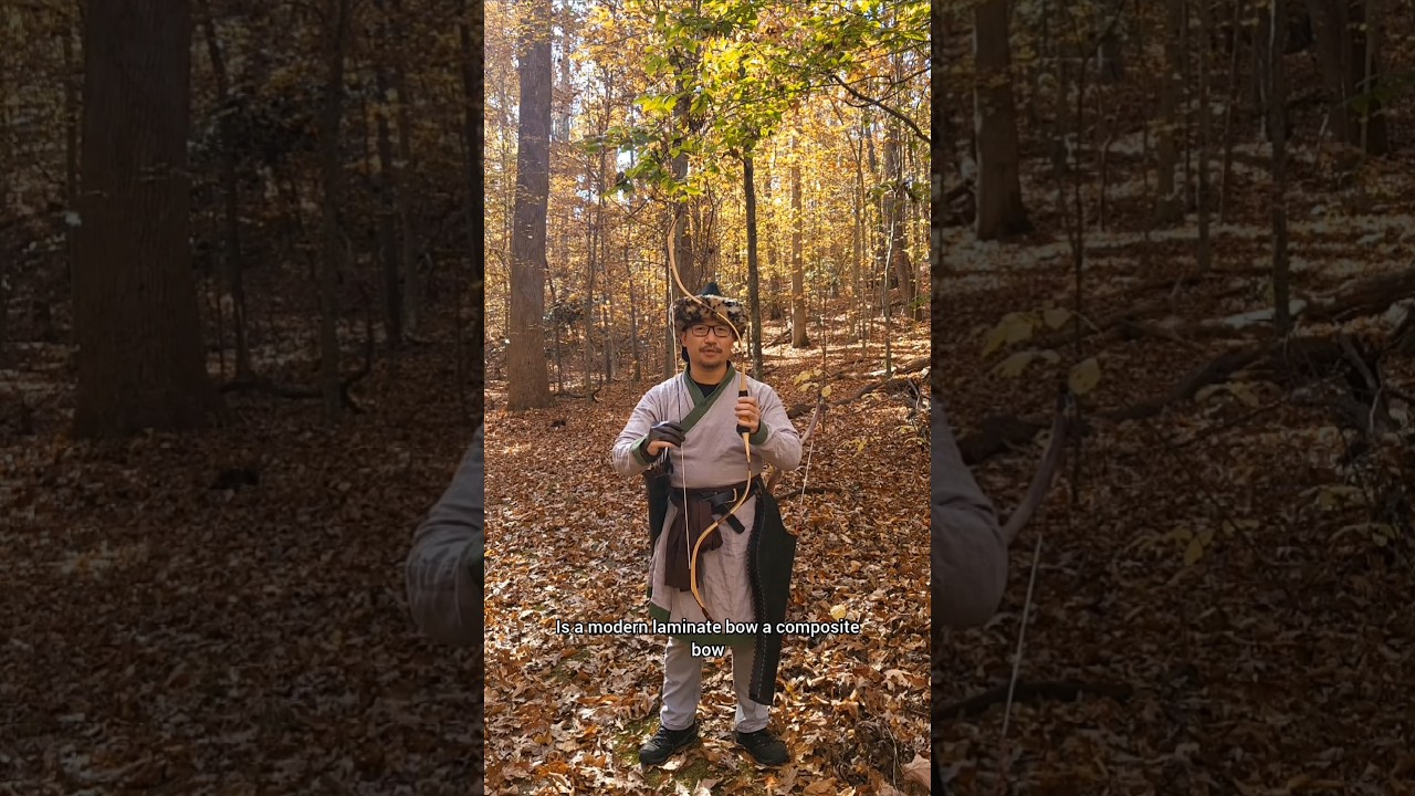 In a modern laminate bow, a composite bow? 