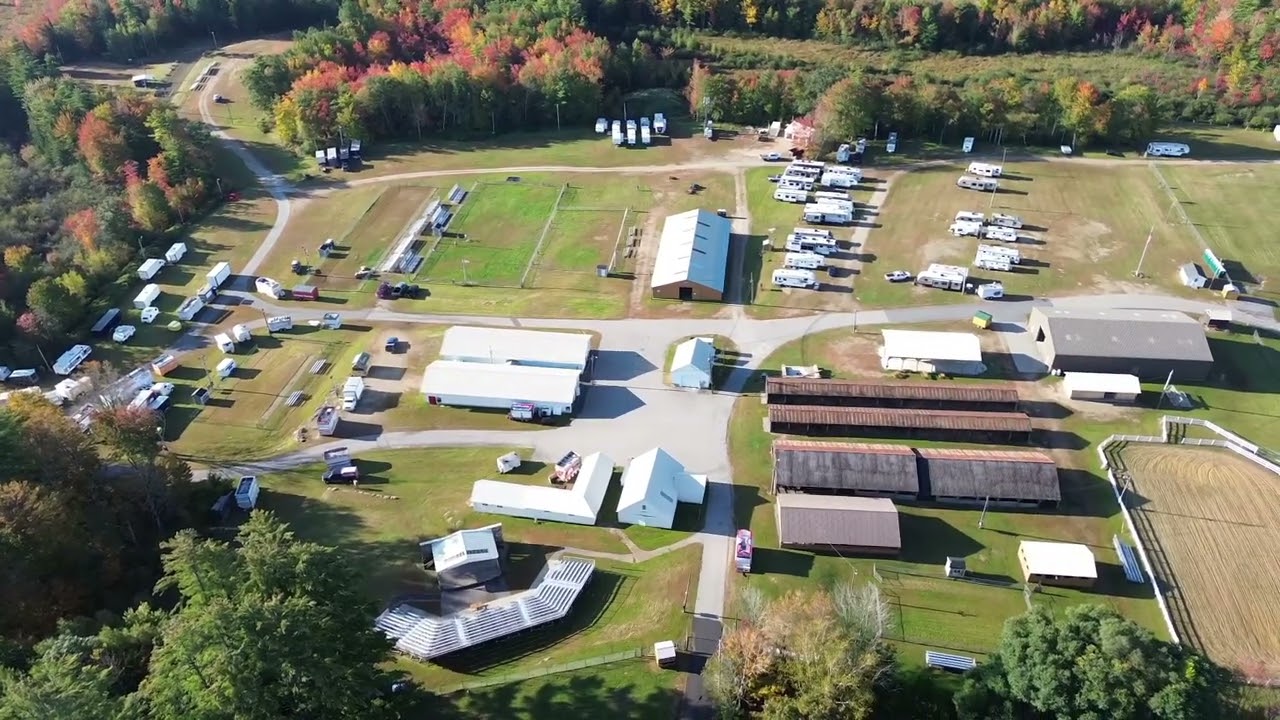 Sandwich, NH, Fairgrounds, (setting up the fair) 10/3/23