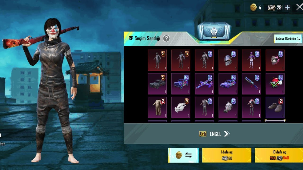 Rp Hazine Sandığını Açtım S2 Maskesine Tek Attım😯Pubg Mobile