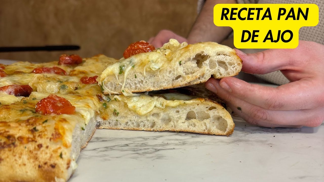 El mejor pan de ajo: Receta paso a paso en CASA