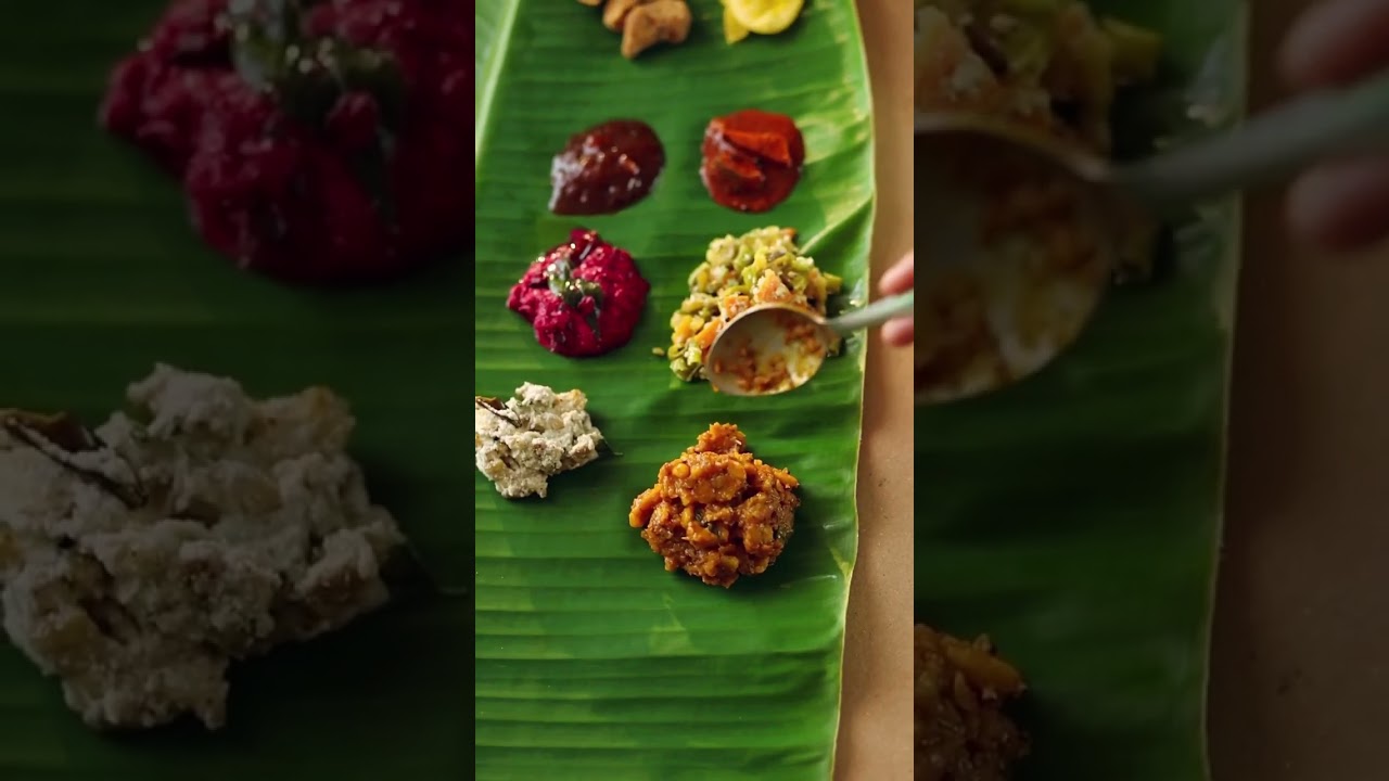VISHU SADHYA | VISHU WHATSAPPSTATUS 2023 | KERALA FOOD| VISHU SONG| KERALA SADHYA #SHORTS@ffsxfgmf