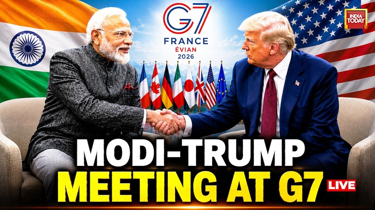 Modi-Trump Meeting LIVE: Modi-Trump Bilateral At G7 Summit In Evian | Iran War, Tariffs On Agenda