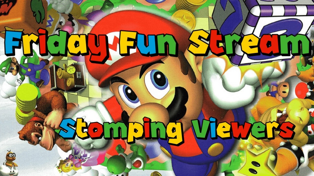 Friday Fun Stream. Community beat down Mario party 1 #live
