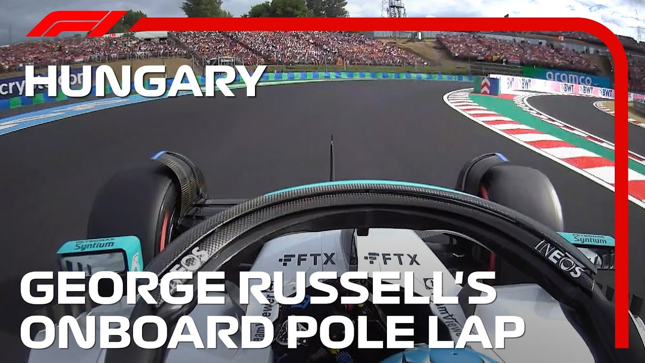 George Russell's Onboard Pole Lap | 2022 Hungarian Grand Prix | Pirelli