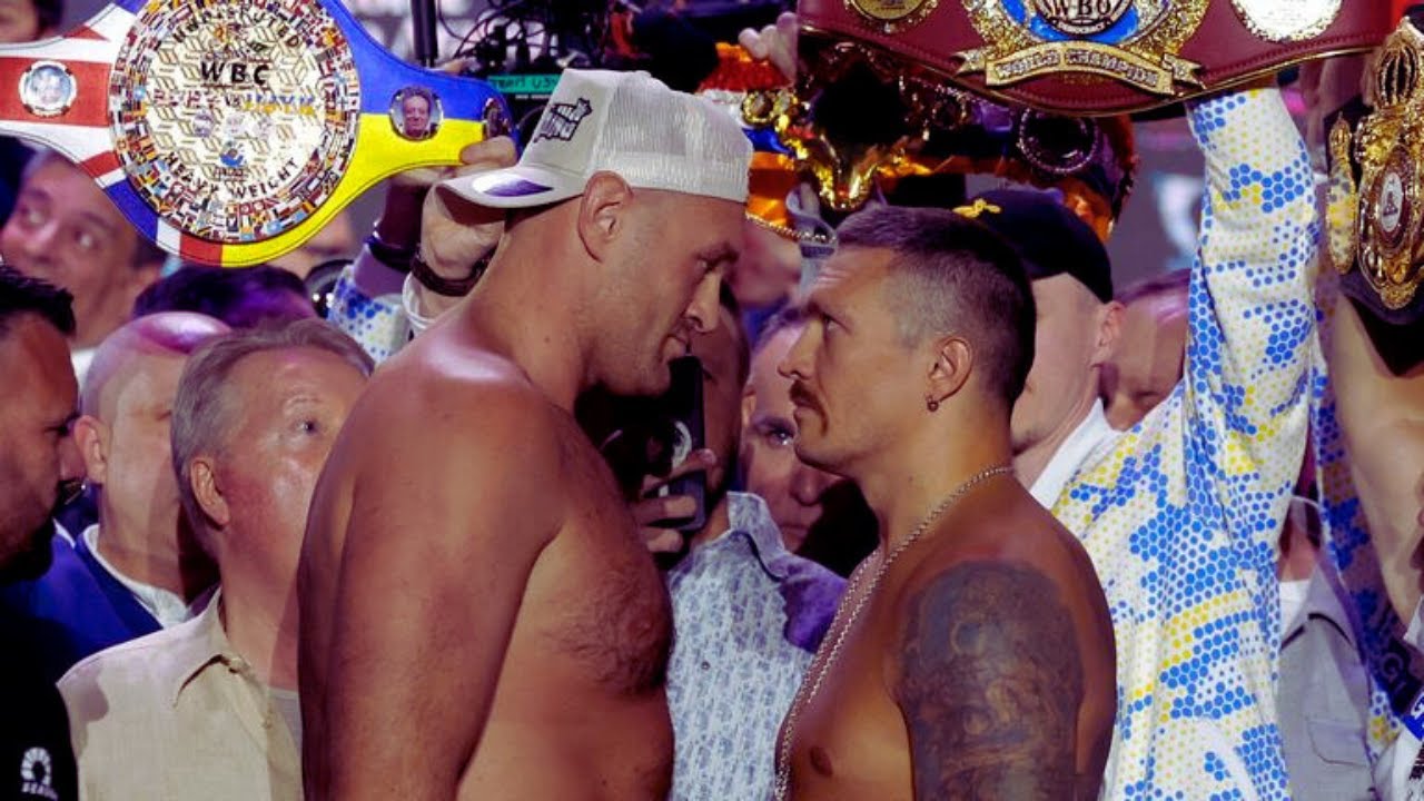 Tyson Fury Pushes Usyk Back: Pre-Fight Tensions Reach Boiling Point!