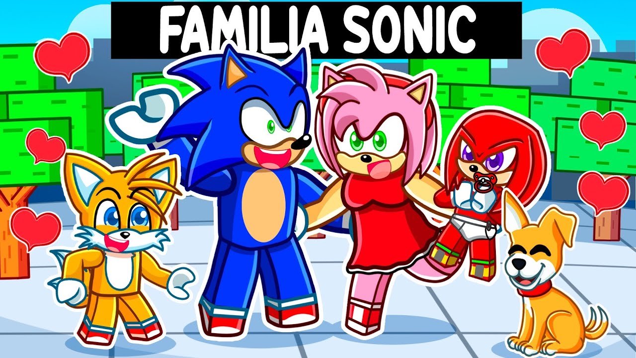 Sonic Forma Una Familia en Roblox STRONGEST BATTLEGROUNDS!