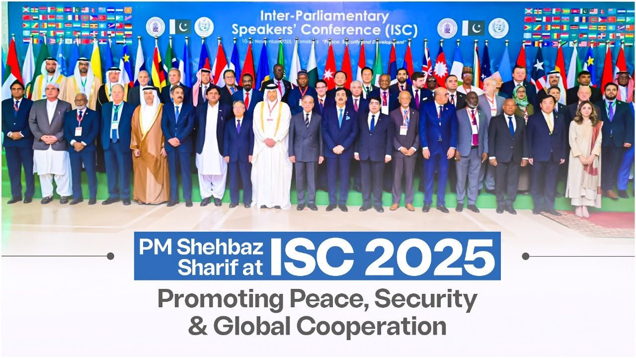 PM Shehbaz Sharif Addresses Inter-Parliamentary Speakers&rsquo; Conference | Peace, Security & Development