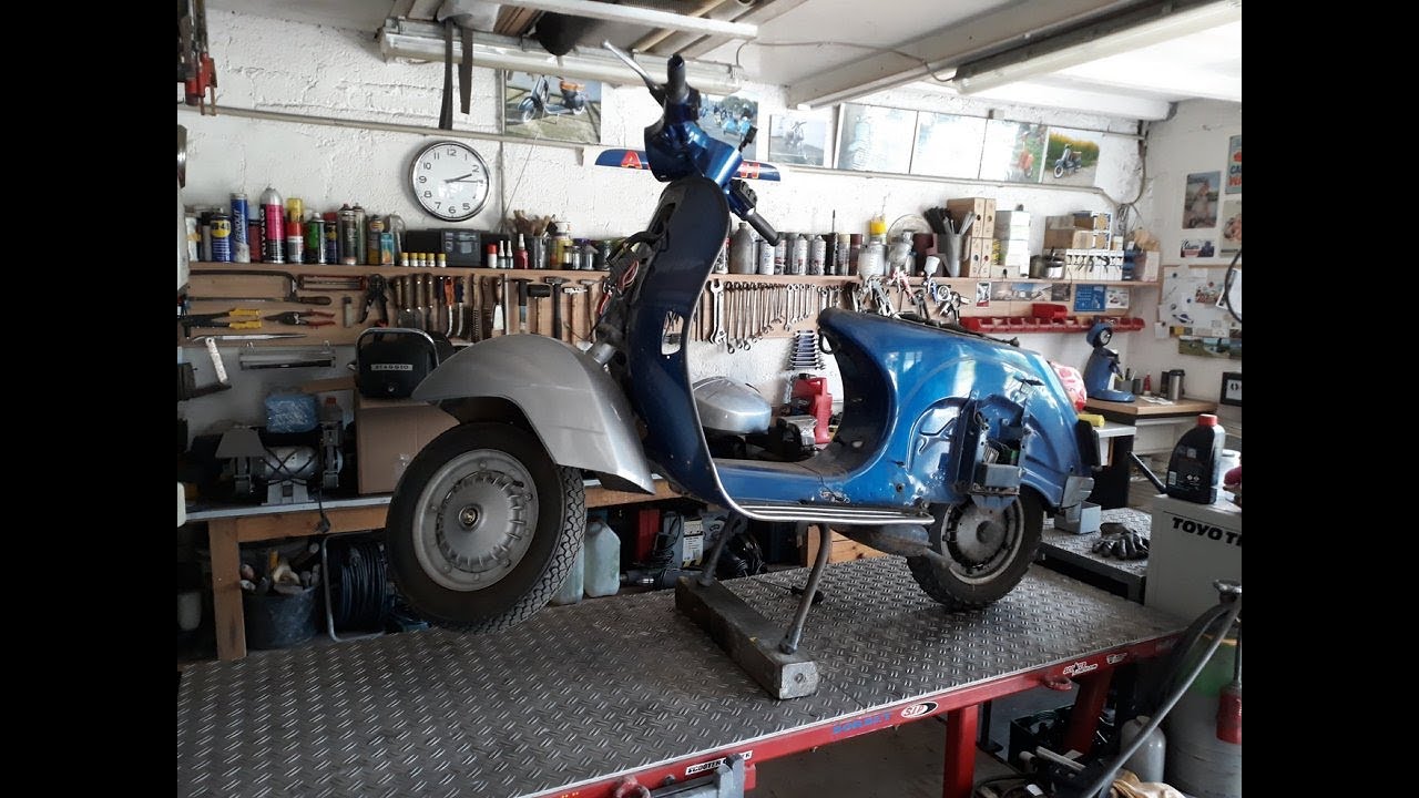 Vespa PX80 Lusso restauriert, Restauration