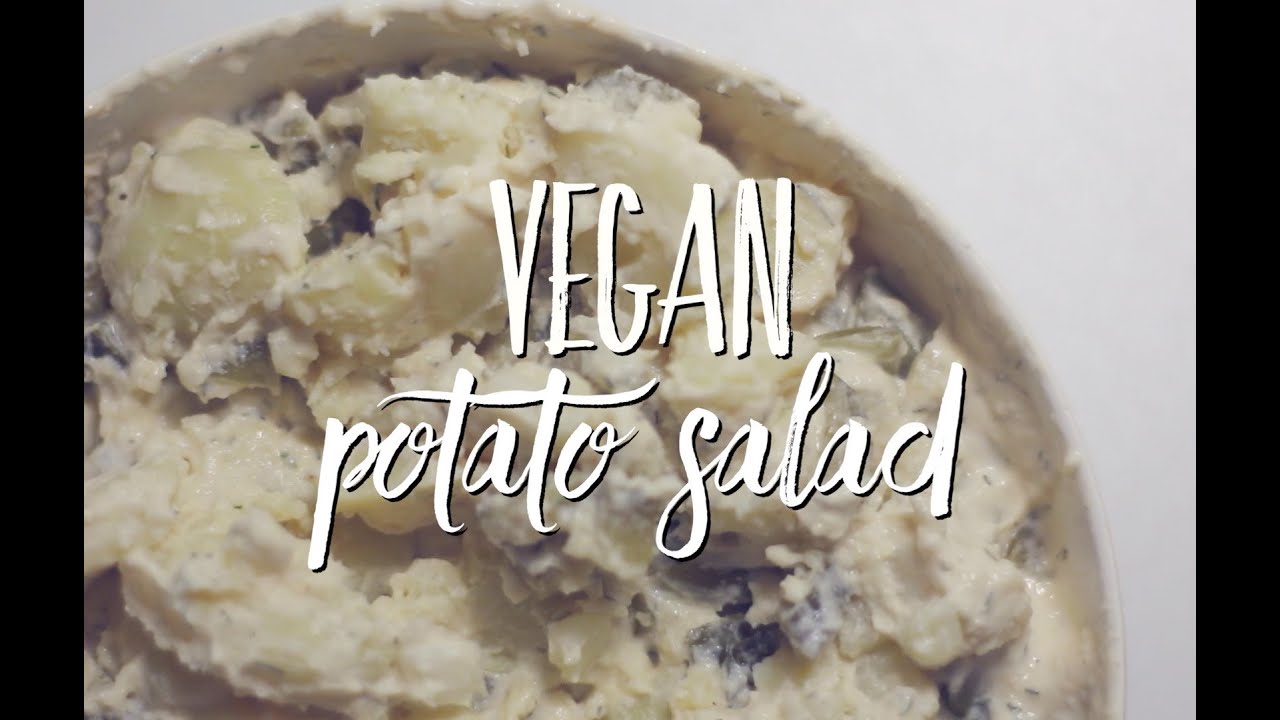 VEGAN POTATO SALAD - simple, healthy recipe