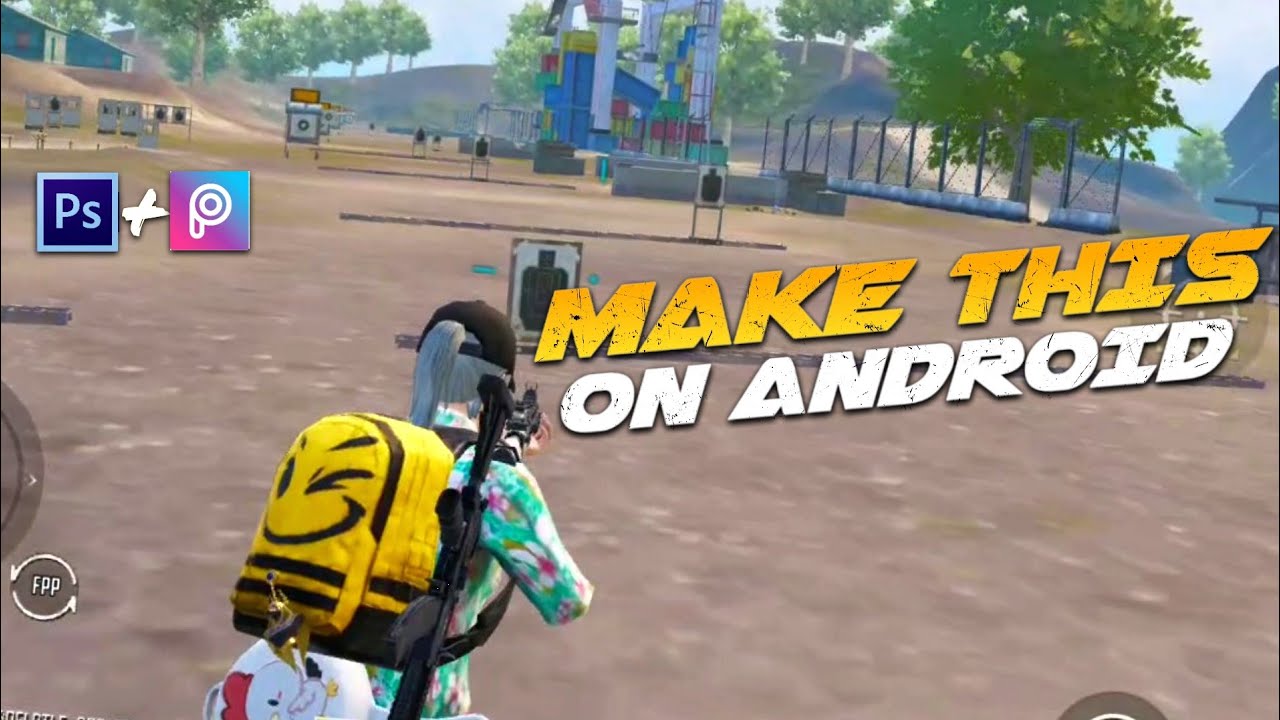 How to Make Thumbnail Like Besay 🖤 in PS CC & PicsArt | Just in 2mins | BGMI THUMBNAIL