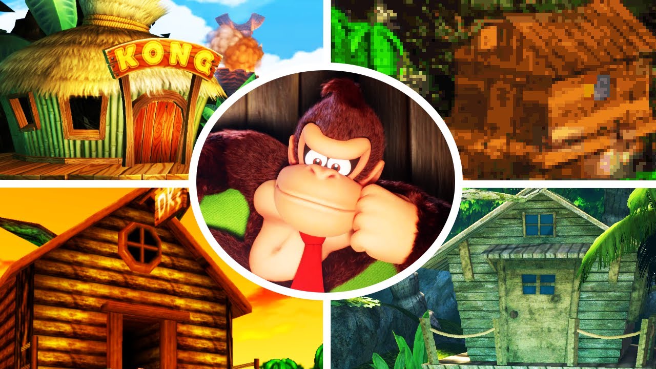 Evolution of Donkey Kong's Tree House (1994-2024)