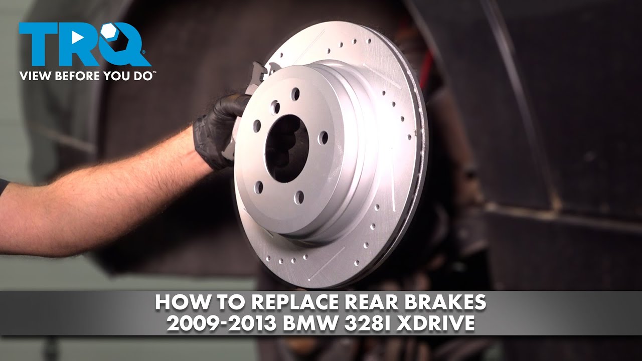 Как заменить задние тормоза на BMW 328i xDrive 2009-2013 годов