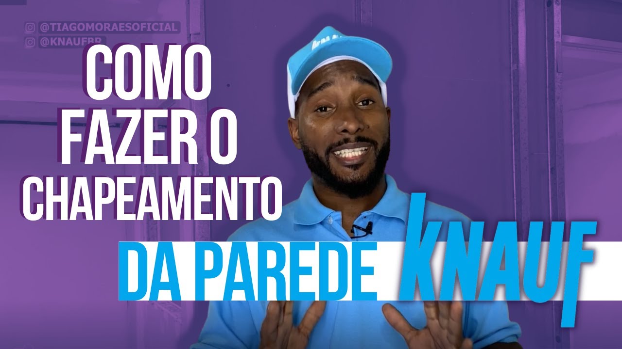 COMO FAZER O CHAPEAMENTO DA PAREDE KNAUF